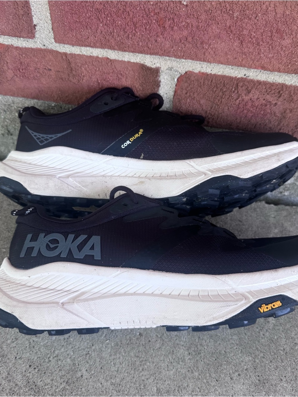 Hoka Women’s Transport- Black with White Midsole (8W) - Picture 2 of 5